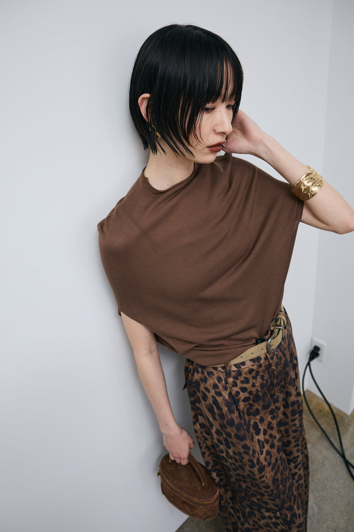 [予約]シルク混シームレスニット