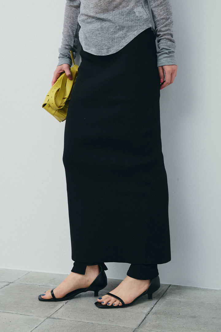 [予約/SET]ダンボールニットスカート+スリットレギンス(2set)