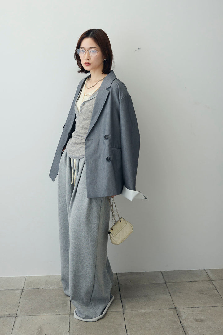 [予約/SET]シアーテレコヘンリーネックPO+ダブルウエストスウェットパンツ+ダブルウエストスウェットパンツ(3set)