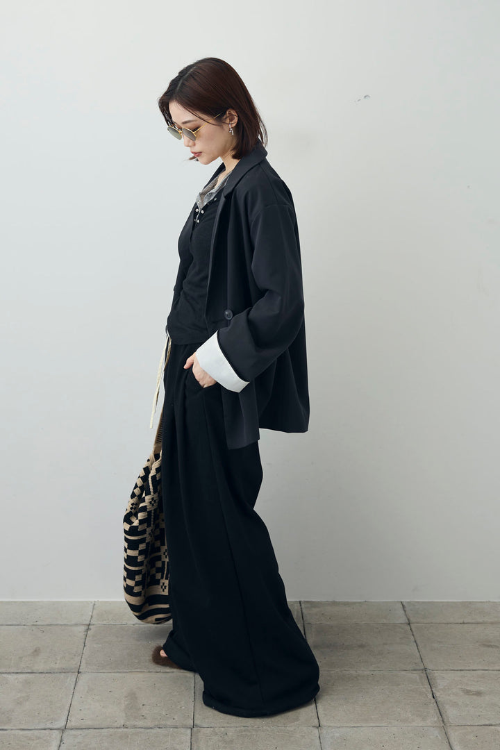 [予約/SET]シアーテレコヘンリーネックPO+ダブルウエストスウェットパンツ+ダブルウエストスウェットパンツ(3set)