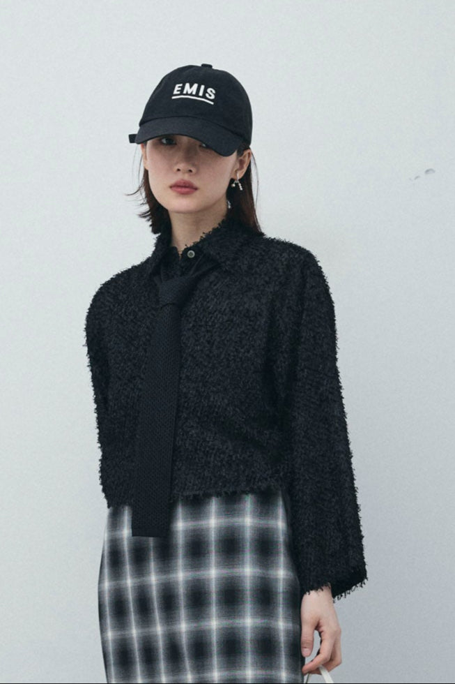 [予約/SET]フェザークロップドシャツ+シルクニットタイ(2set)