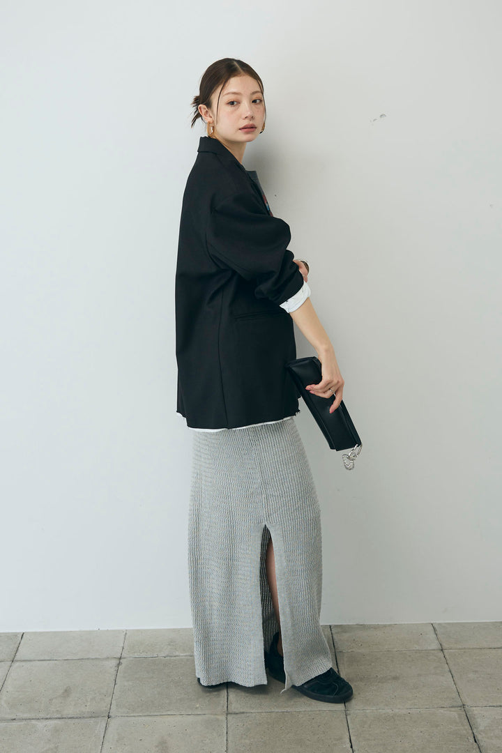 [予約/SET]ヘザーエステルテーラードジャケット+vintage-Tシャツ(2set)