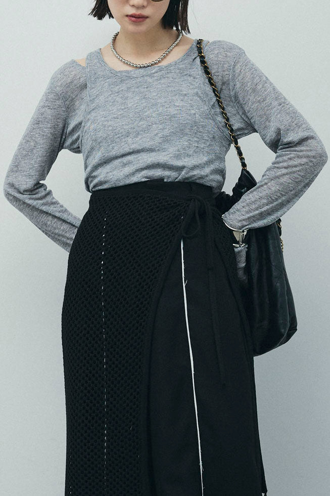 [予約]シアーレイヤードトップス