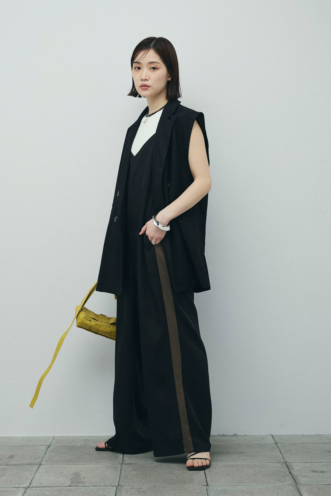 [予約]サイドラインキャミサロペット