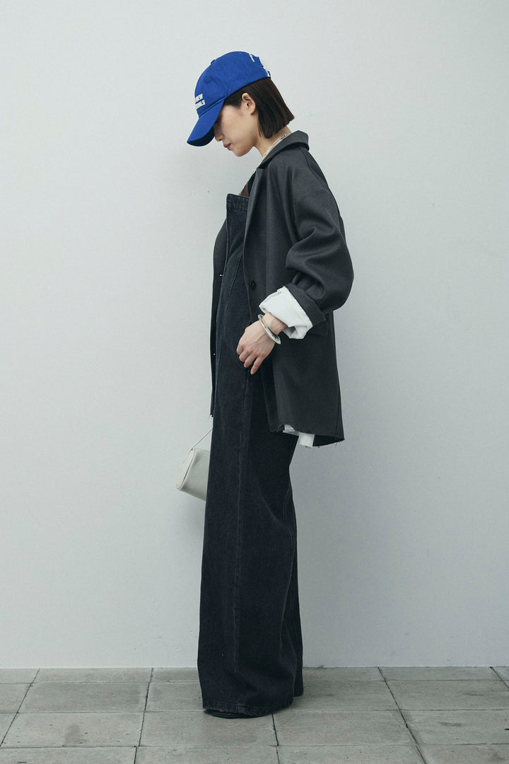 [予約/SET]ヘザーエステルテーラードジャケット+デニムオールインワン(2set)