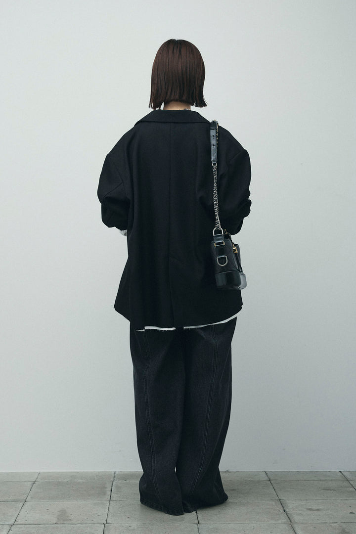 [予約/SET]ヘザーエステルテーラードジャケット+デニムオールインワン(2set)