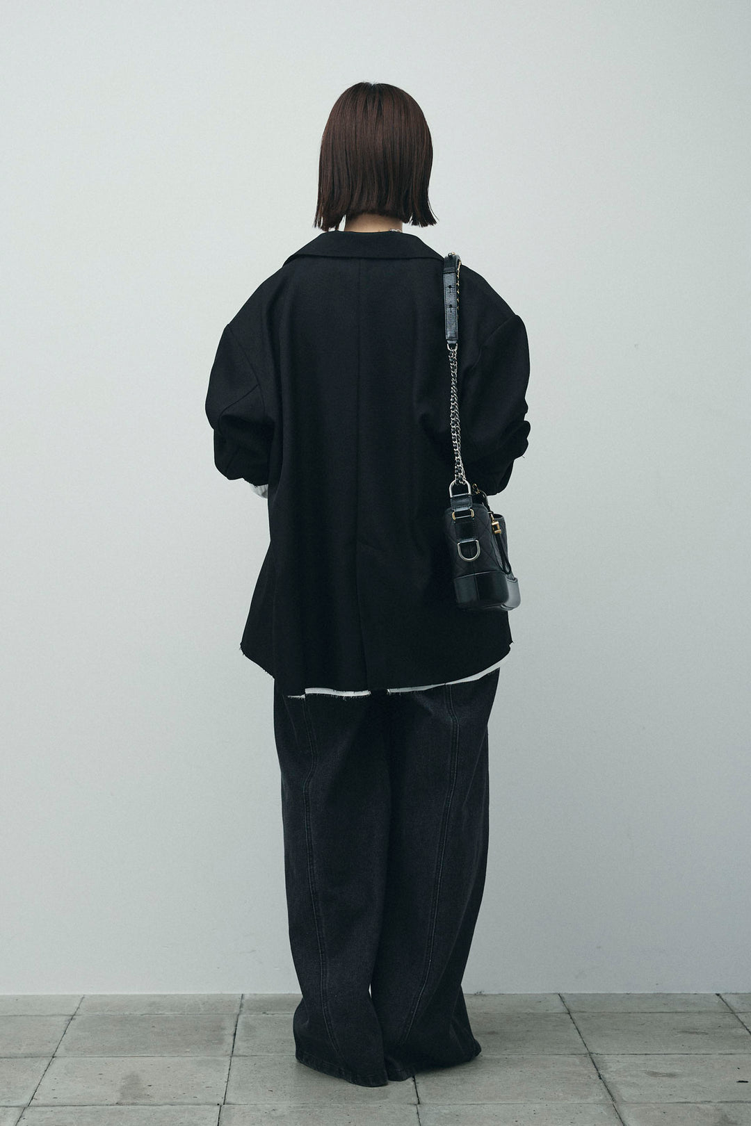 [予約/SET]ヘザーエステルテーラードジャケット+カップ付き配色アメスリタンク+デニムオールインワン(3set)