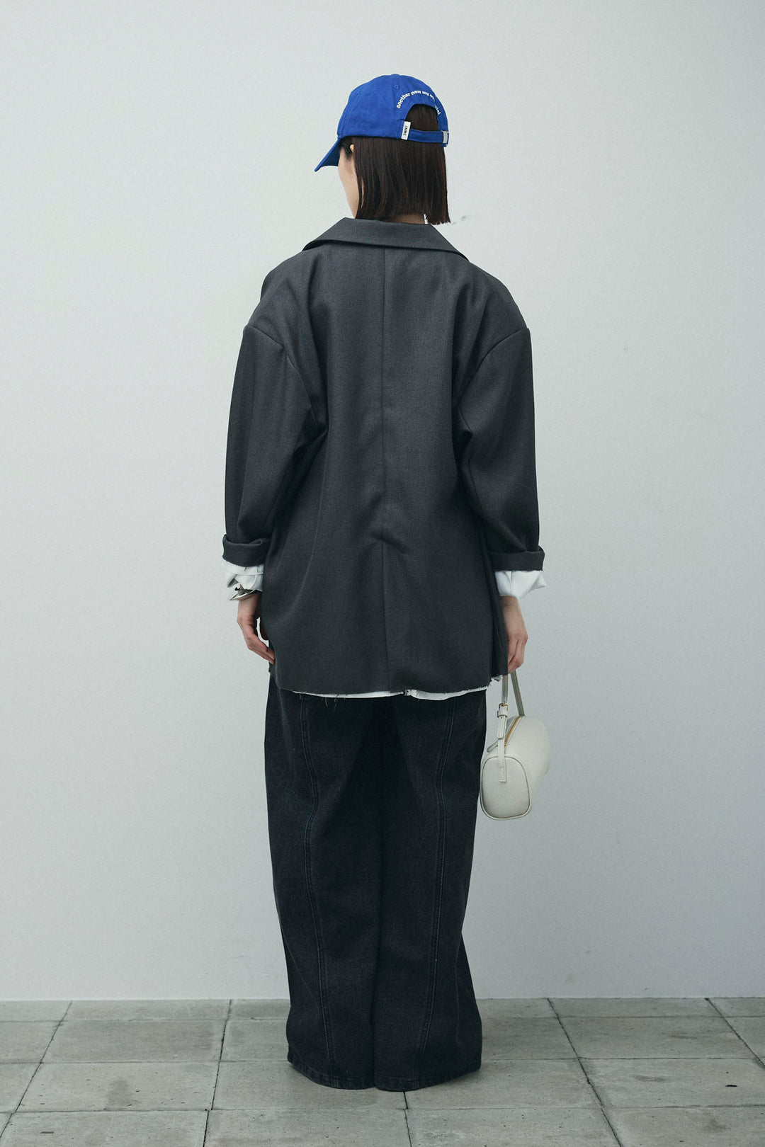 [予約/SET]ヘザーエステルテーラードジャケット+カップ付き配色アメスリタンク+デニムオールインワン(3set)