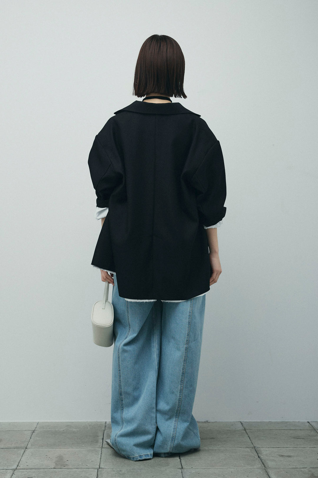 [予約/SET]ヘザーエステルテーラードジャケット+カップ付き配色アメスリタンク+デニムオールインワン(3set)