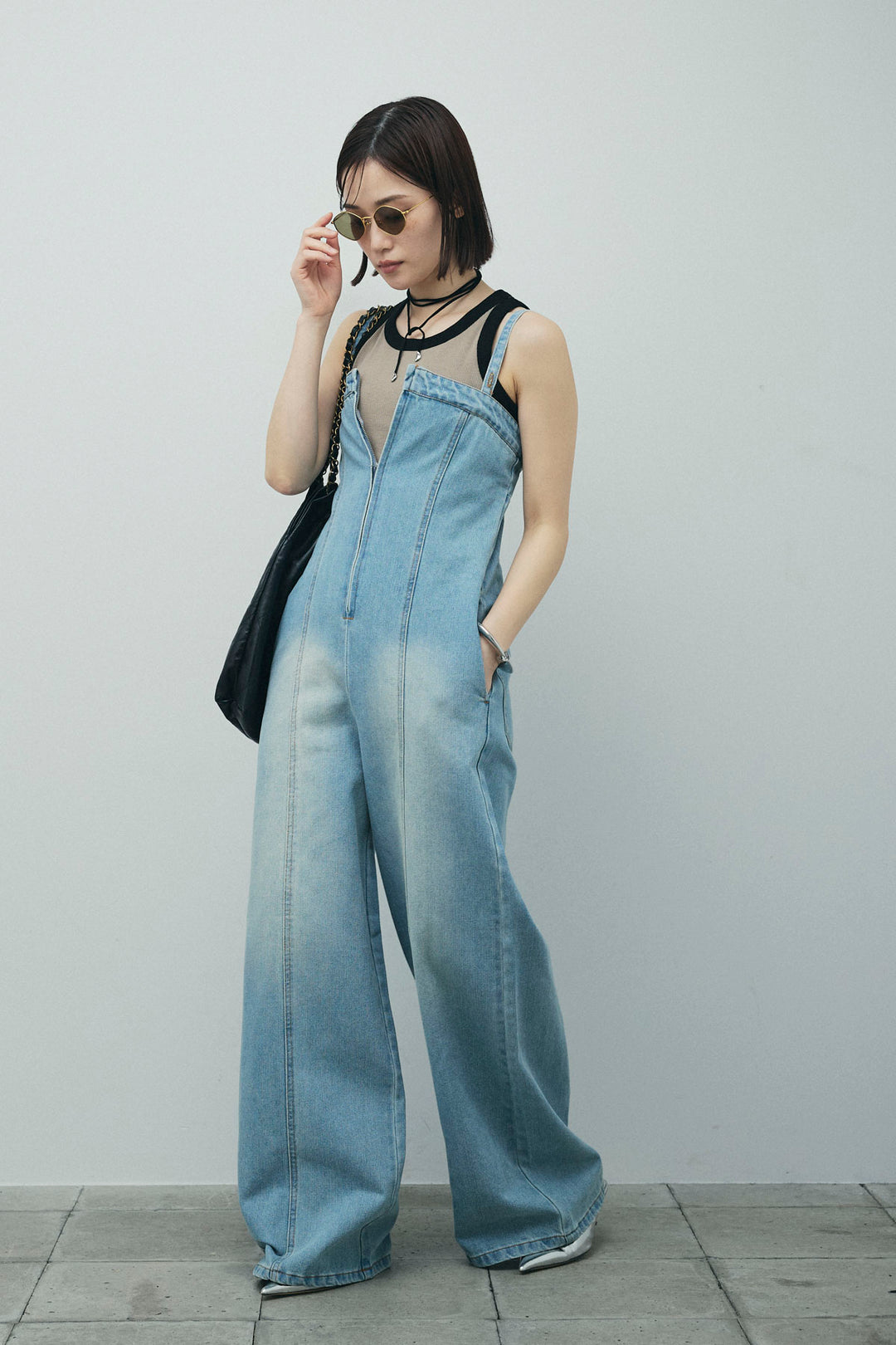 [予約]デニムオールインワン
