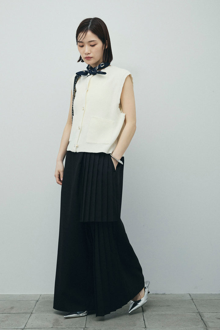 [予約]アシメプリーツパンツ