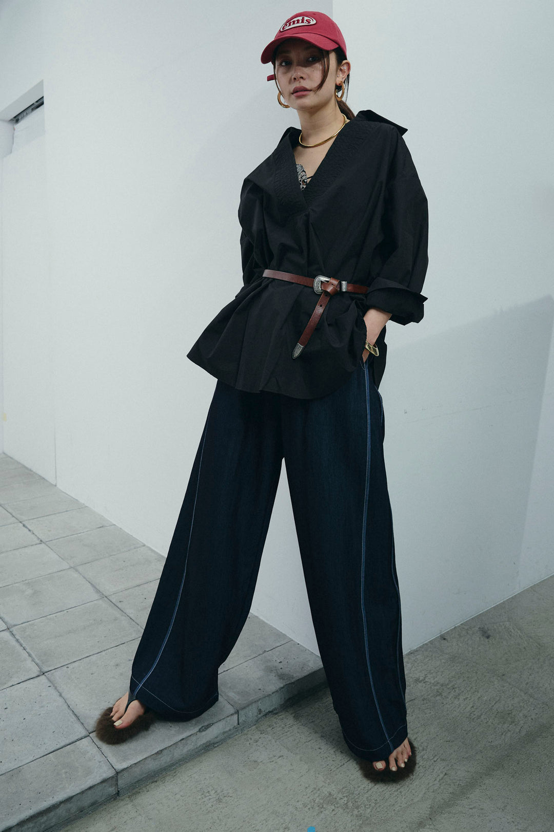 [予約]サイドラインリラックスパンツ