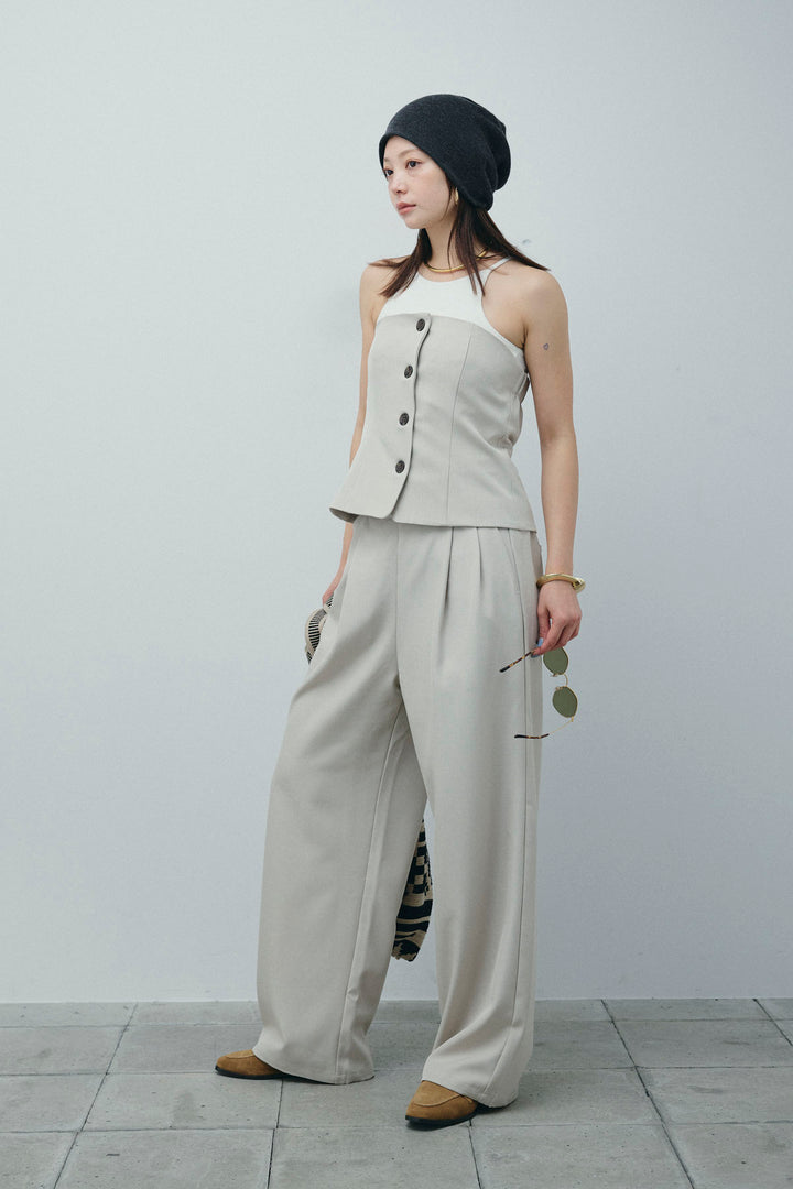 [予約]フロントボタンベアトップ