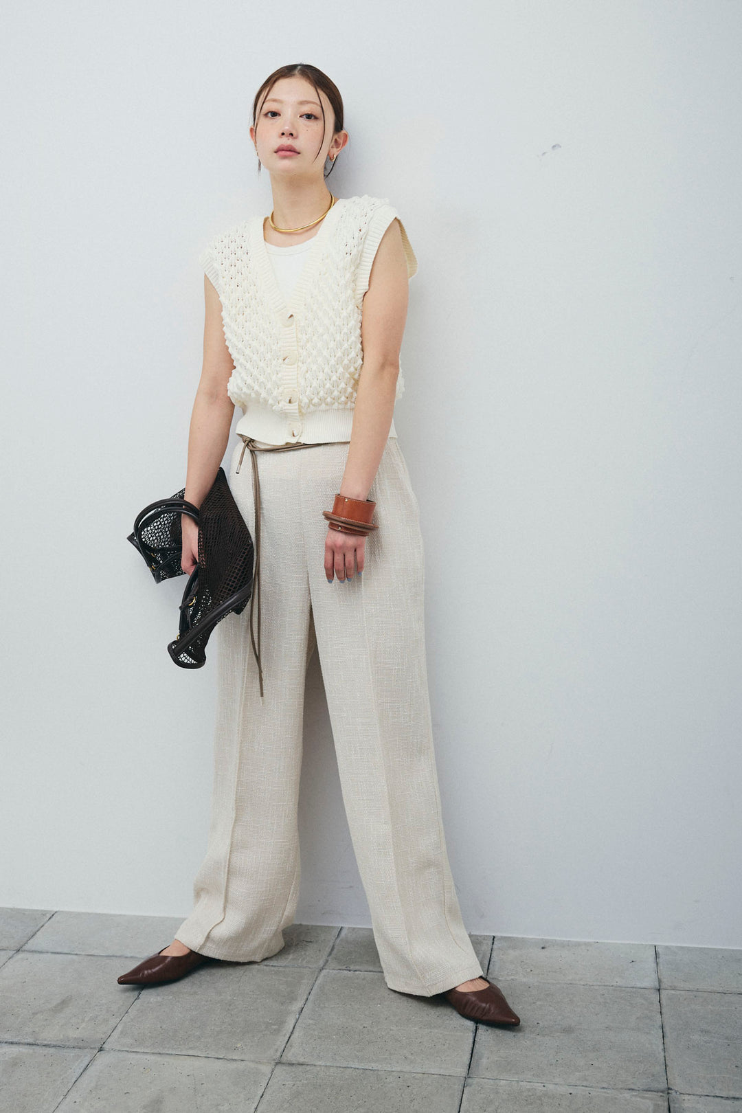 [予約]サマーツイードタックパンツ