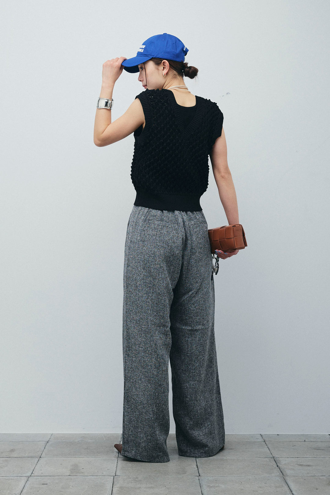 [予約/SET]バンピーステッチ2WAYベスト+サマーツイードタックパンツ(2set)