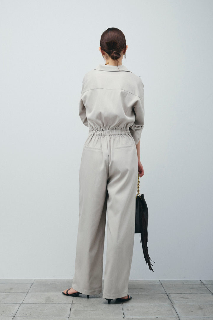 [予約/SET]レースフロントホックPO+テーラーカラーオールインワン(2set)