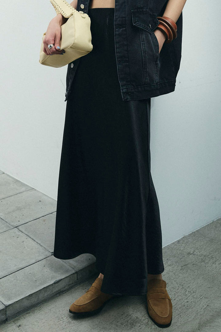 [予約]サテンナロースカート