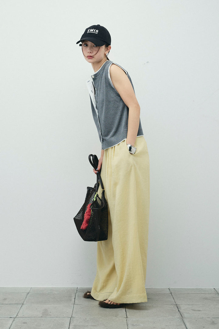 [予約]とろみワイドパンツ