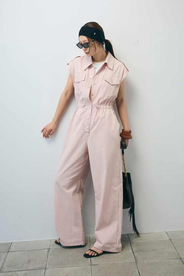 [予約/SET]ネーム入りアメスリタンク+ノースリーブオールインワン(2set)