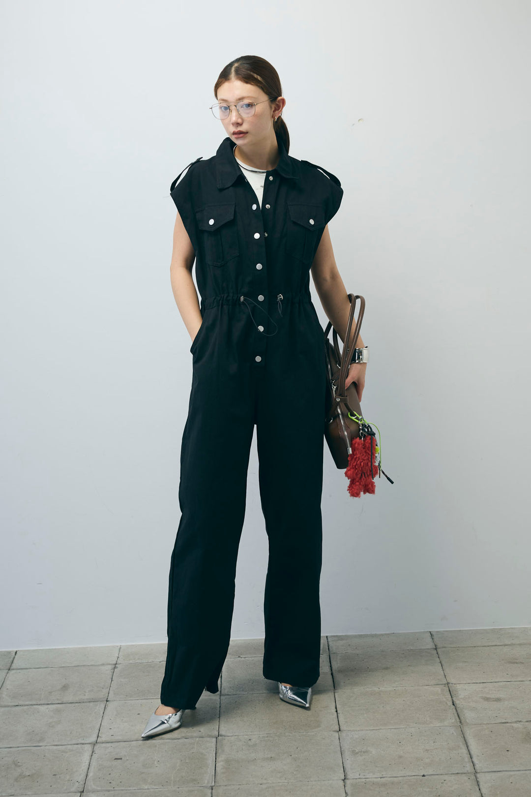 [予約]ノースリーブオールインワン