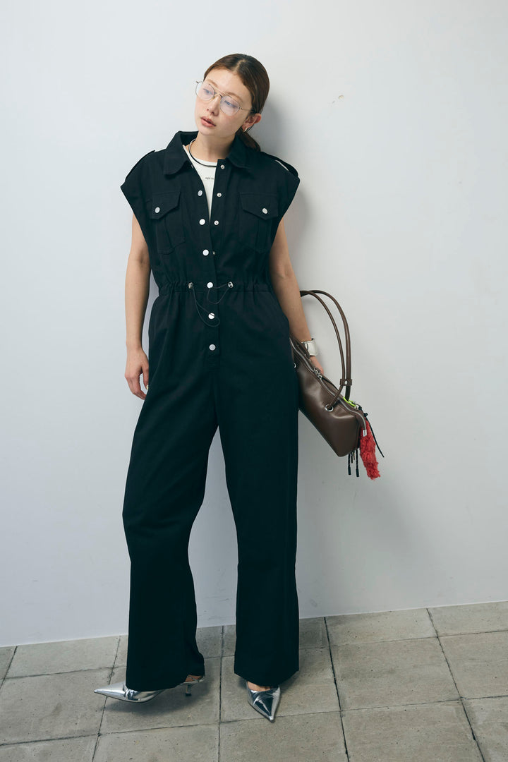 [予約/SET]ネーム入りアメスリタンク+ノースリーブオールインワン(2set)