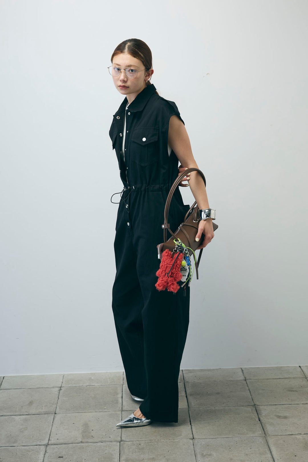 [予約/SET]ネーム入りアメスリタンク+ノースリーブオールインワン(2set)