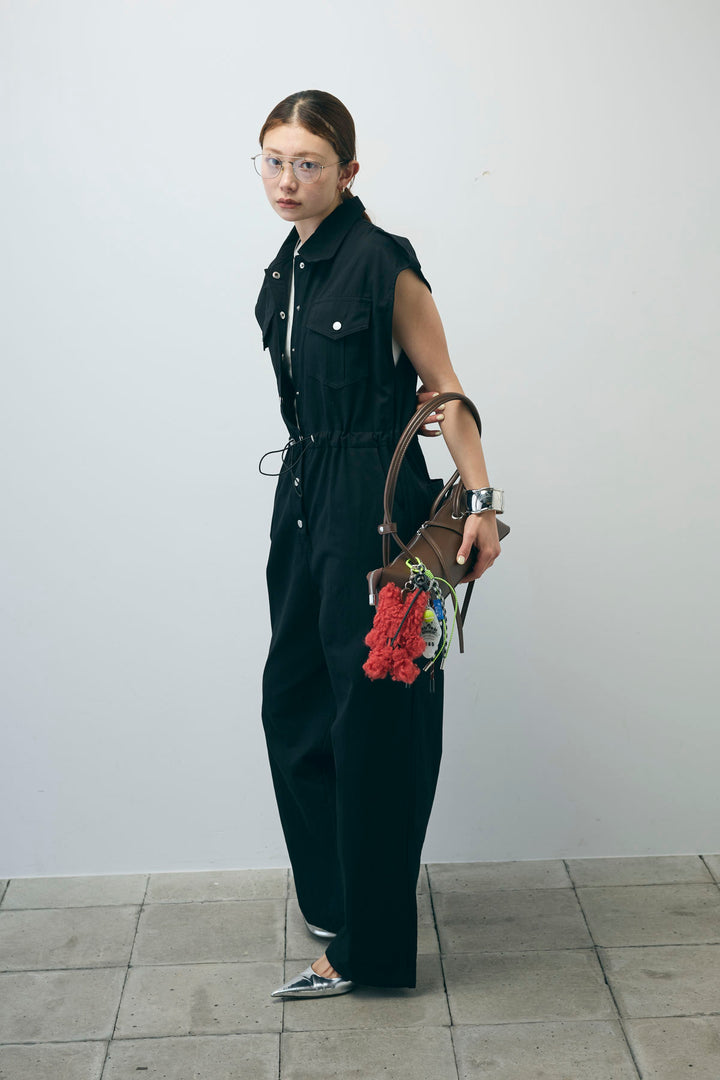 [予約/SET]ネーム入りアメスリタンク+ノースリーブオールインワン(2set)