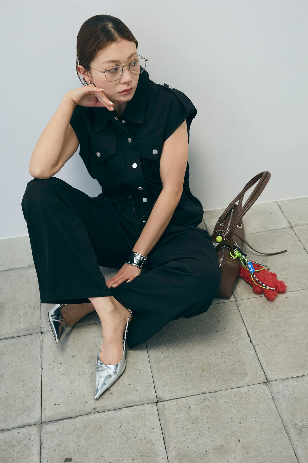 [予約/SET]ネーム入りアメスリタンク+ノースリーブオールインワン(2set)