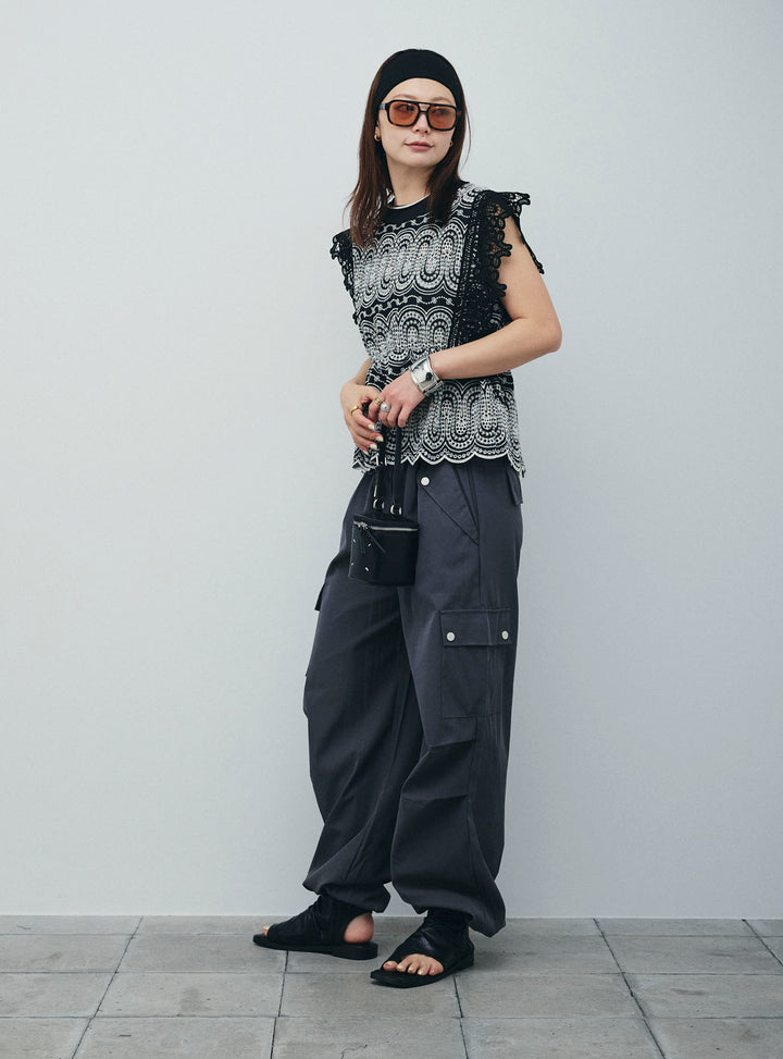 [予約]エンブロイダリーレースブラウス