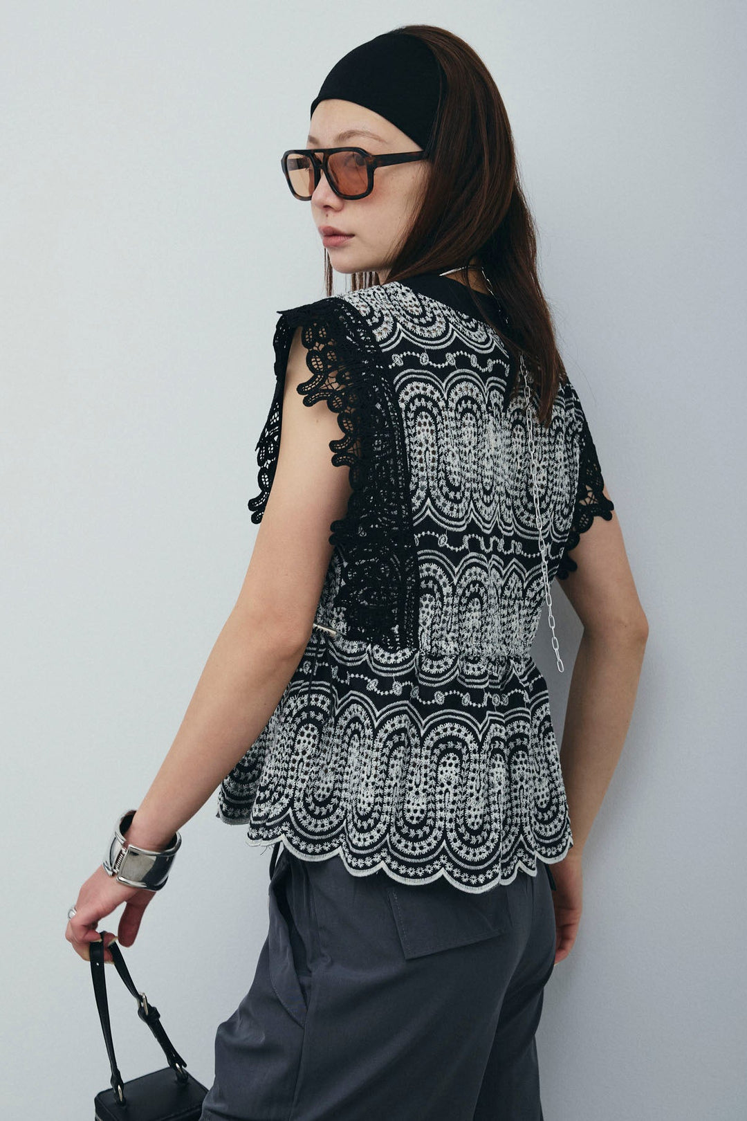 [予約]エンブロイダリーレースブラウス