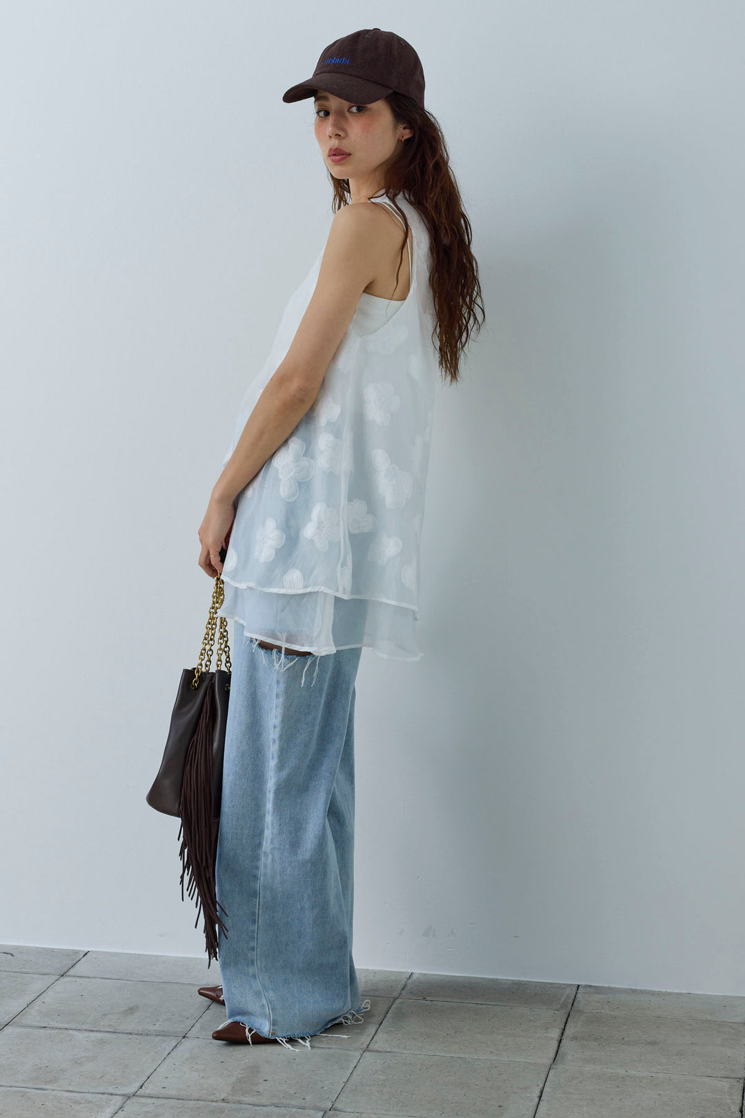 [予約]フラワーシアーブラウス