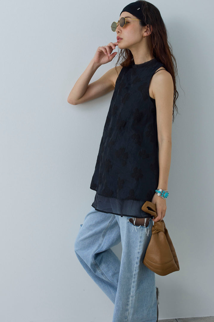 [予約]フラワーシアーブラウス