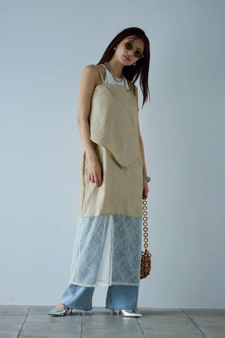 [予約]スカーフ風バックリボンキャミソール