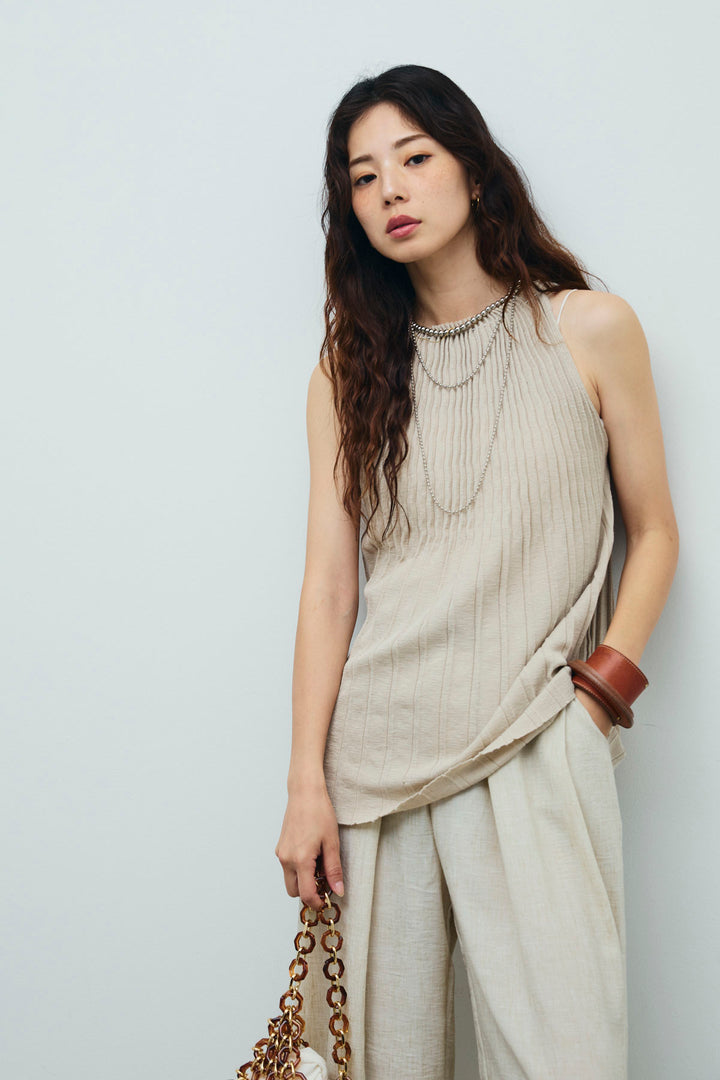 [予約]プリーツアメスリニット