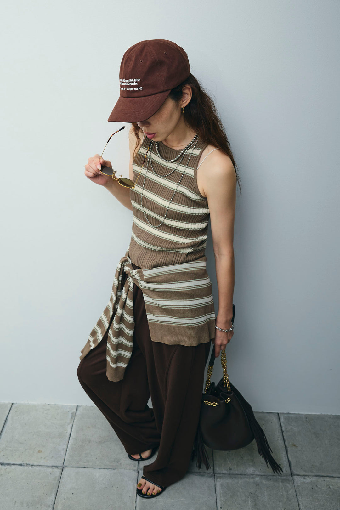 ランダムボーダーアメスリタンク+ランダムボーダーシアーカーデ(2set)