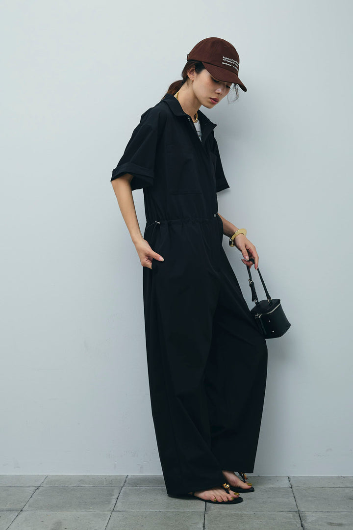 [予約/SET]ランダムボーダーアメスリタンク+接触冷感ジャンプスーツ(2set)