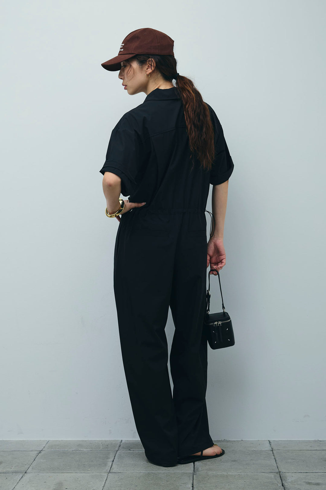 [予約/SET]ランダムボーダーアメスリタンク+接触冷感ジャンプスーツ(2set)