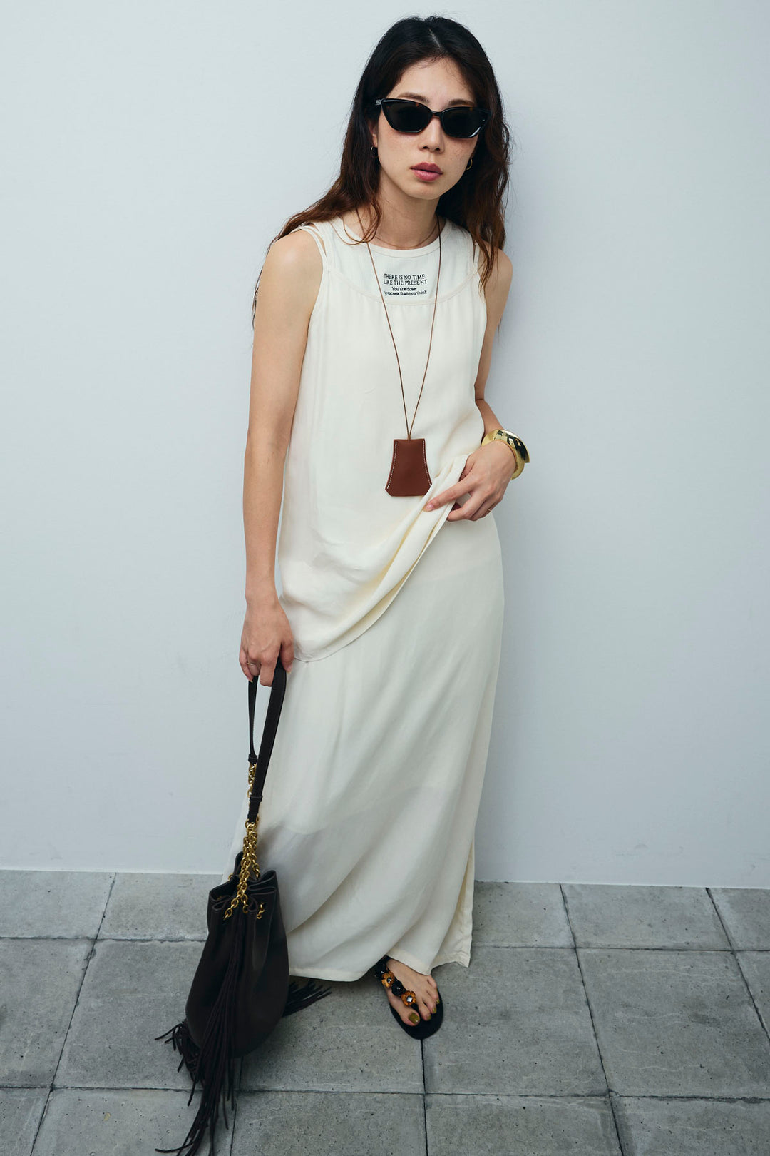 [予約/SET]とろみキャミソール+ネーム入りアメスリタンク+とろみ切り替えナロースカート(3set)