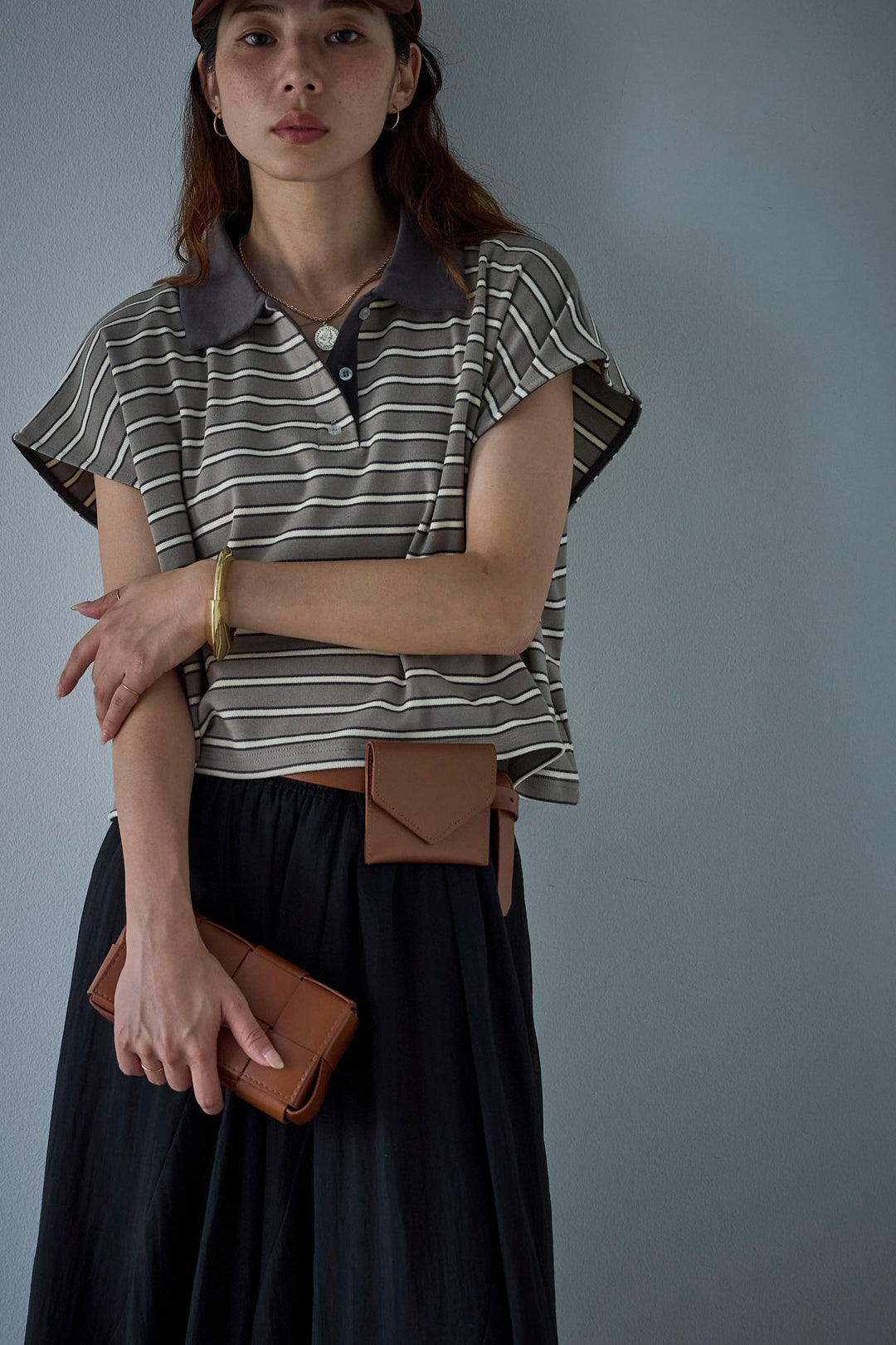 [予約]マルチボーダーポロシャツ