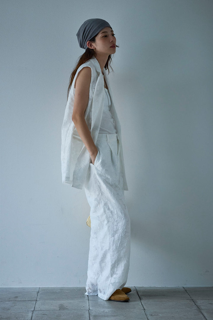 [予約/SET]シアージャガードテーラードジレ+シアージャガードタックパンツ(2set)