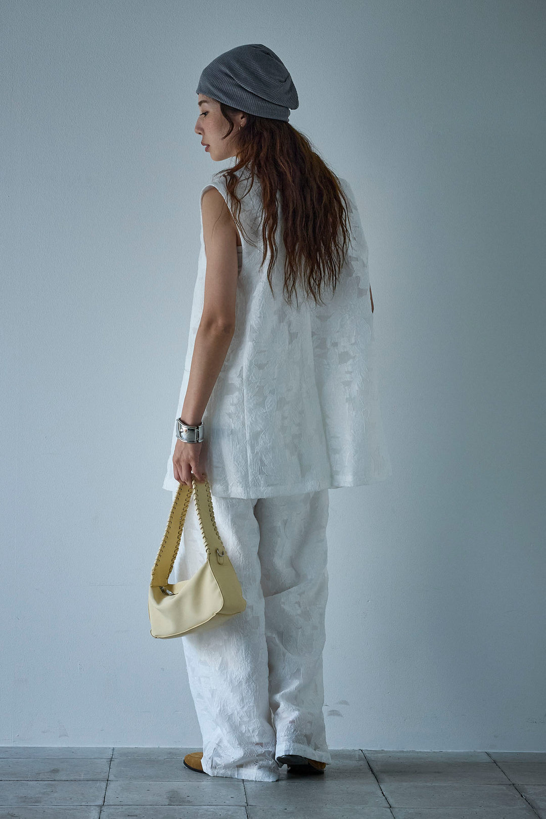 [予約/SET]シアージャガードテーラードジレ+シアージャガードタックパンツ(2set)