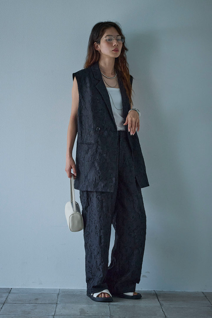 [予約/SET]シアージャガードテーラードジレ+シアージャガードタックパンツ(2set)