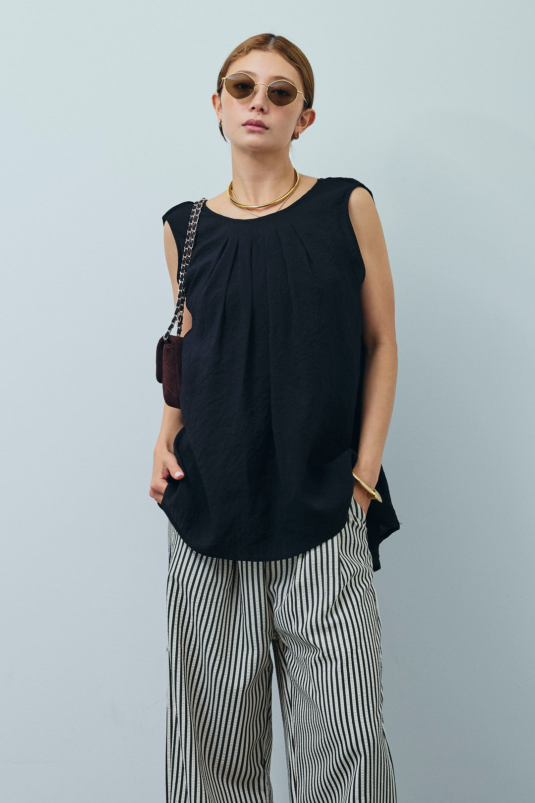 [予約]シアーバックツイストノースリトップス