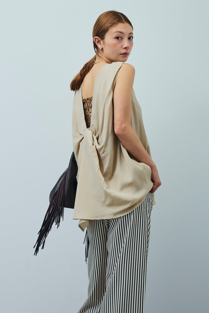 [予約]シアーバックツイストノースリトップス