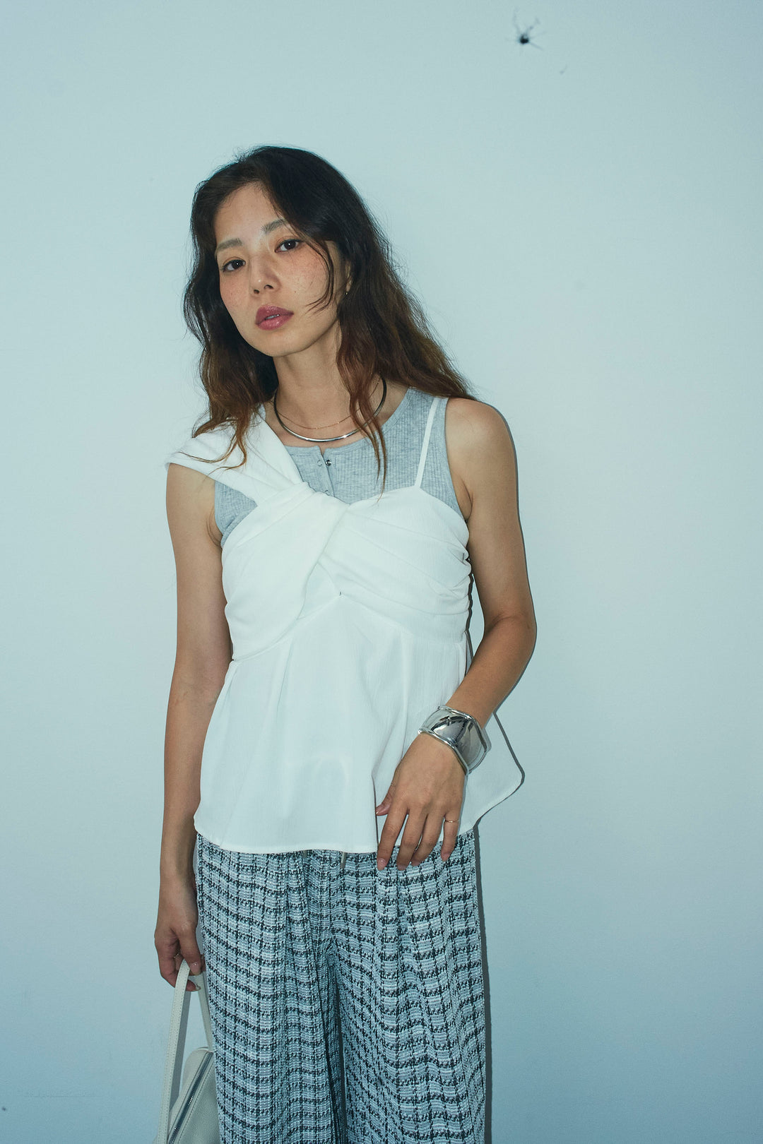 [予約]アシンメトリーキャミソール