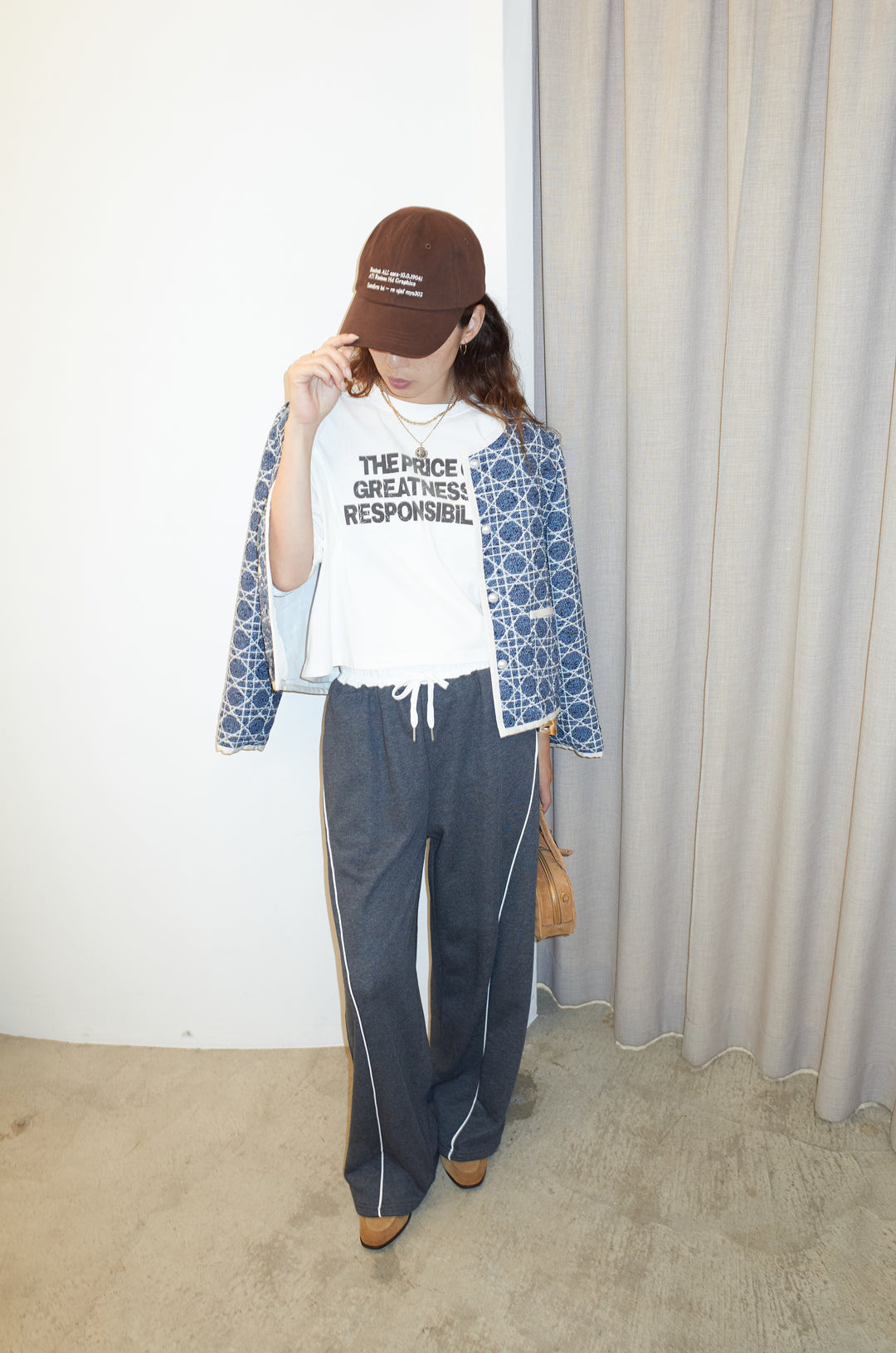 [予約/SET]パイピングジャガードJK+ピグメントロゴショート丈T(2set)