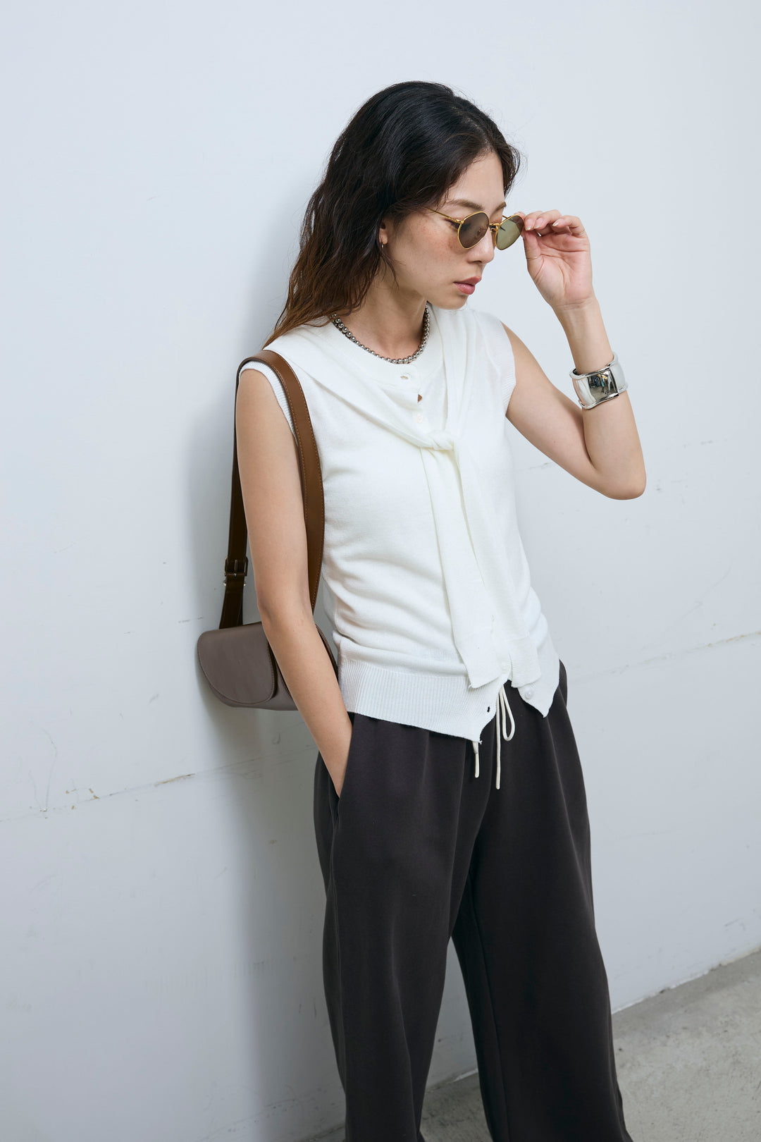 [予約]ドッキングスリーブニットTOPS