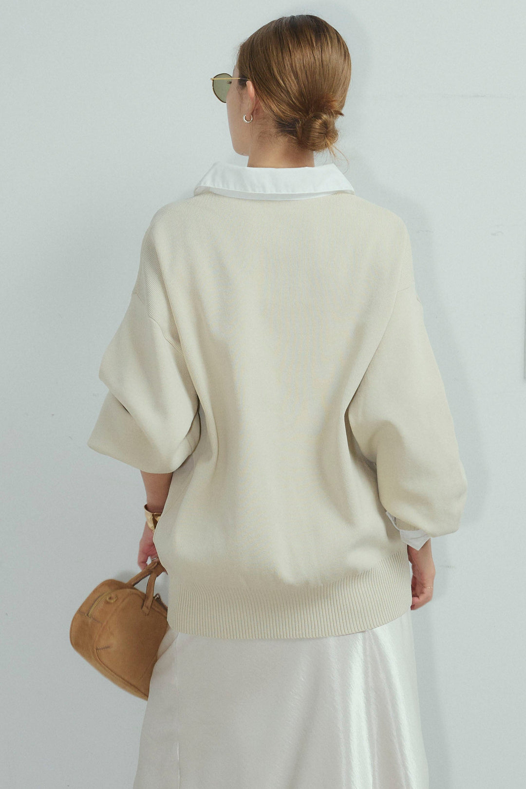 [予約/SET]プレッピーコントラストニット+プレッピーコントラストニット(2set)