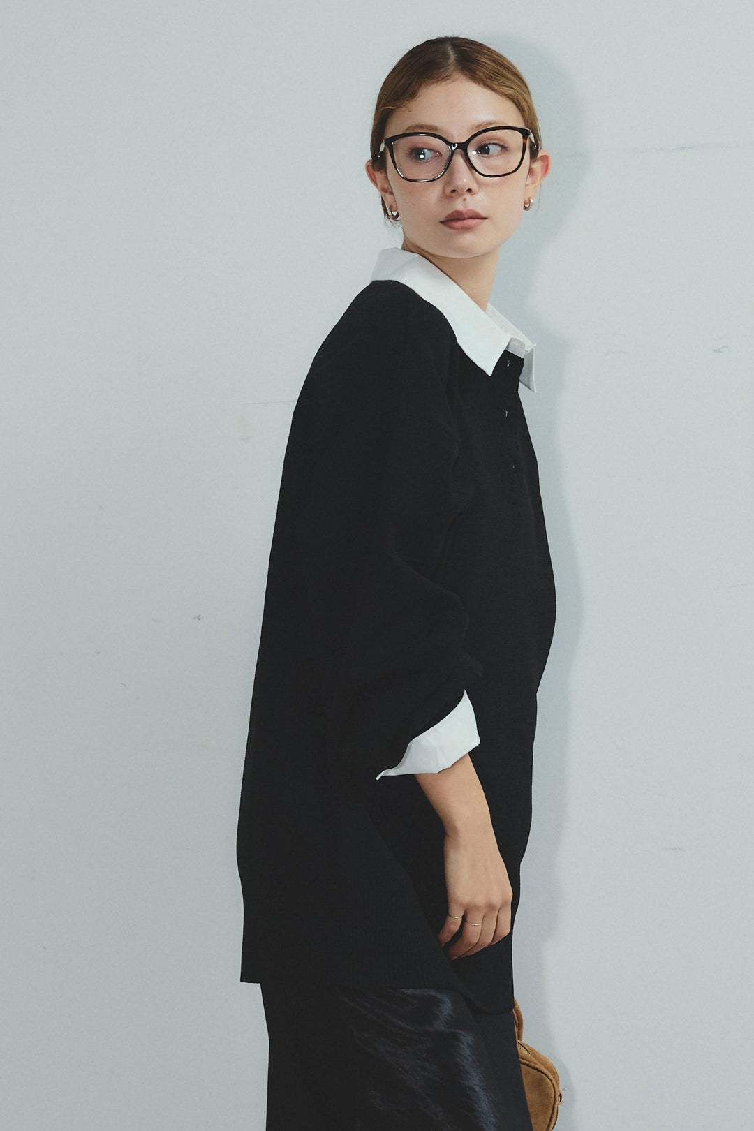 [予約/SET]プレッピーコントラストニット+プレッピーコントラストニット(2set)