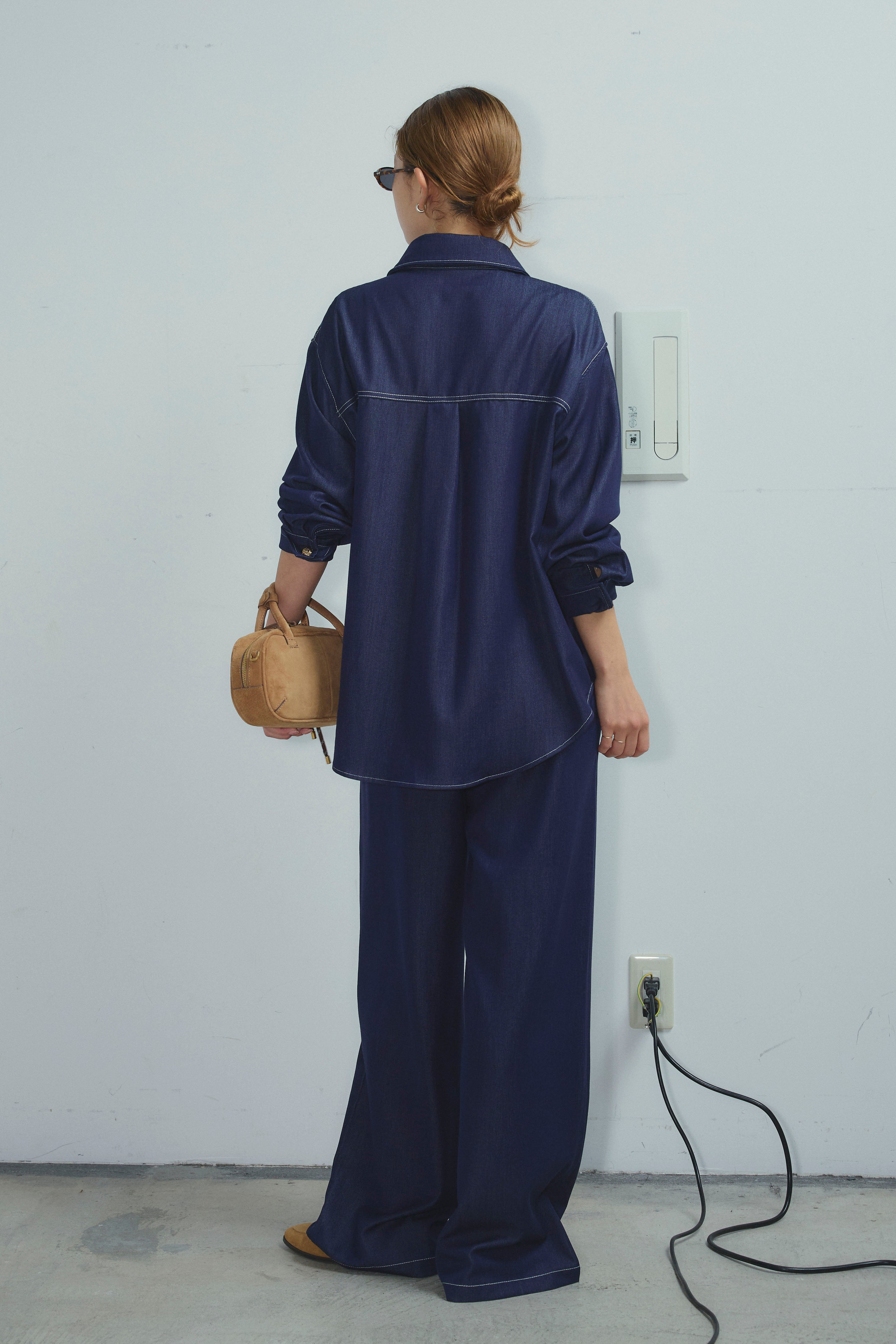 そむ様ご購入予定品 予約]フェイクレザーポケット付きデニムセットアップ – IAMALPHA